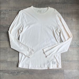 Cream Abercrombie and Fitch Long Sleeve Tee